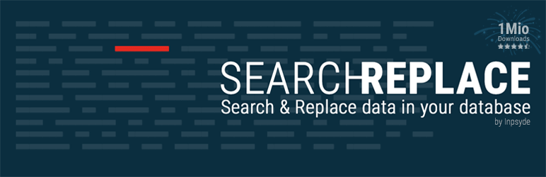 WordPress插件 - 数据库批量替换插件：Search & Replace