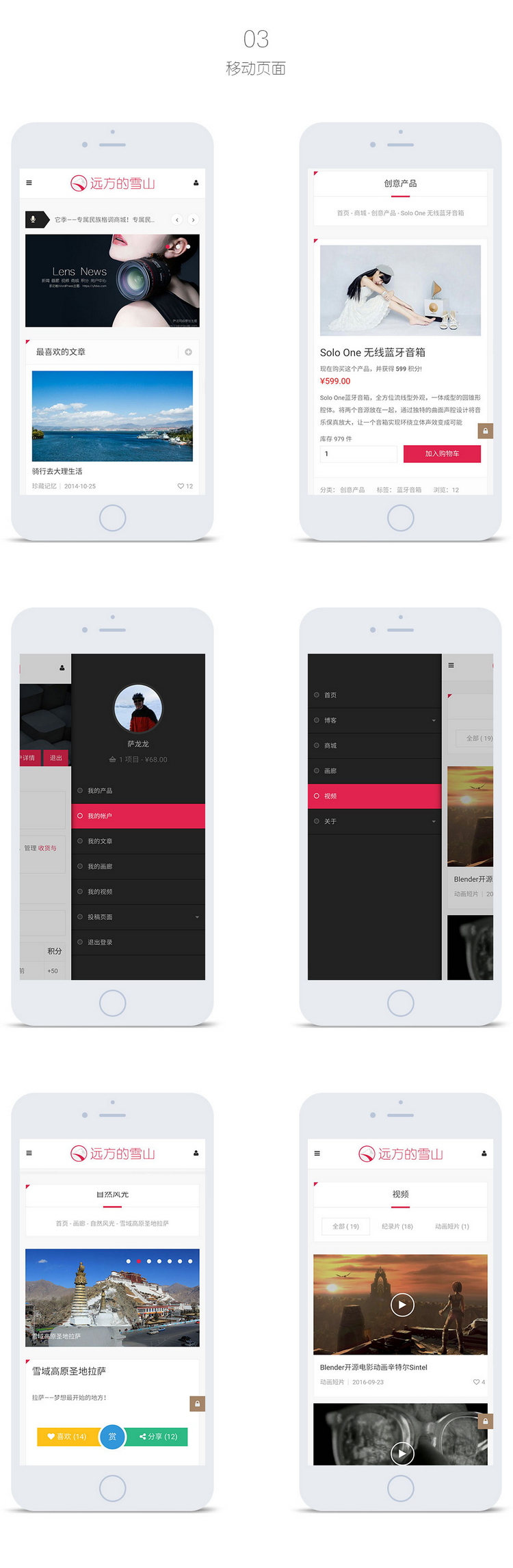 WordPress主题推荐之多功能新闻积分商城主题LensNews