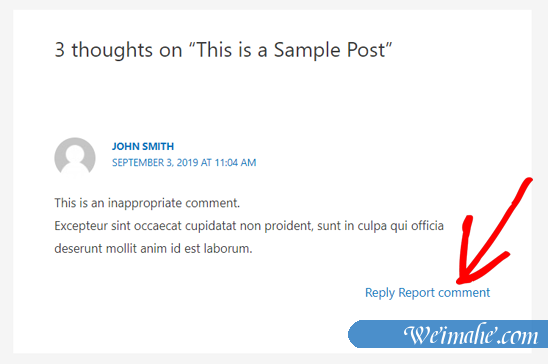 如何允许用户在WordPress中报告不适当的评论 如何允许用户在WordPress中报告不适当的评论