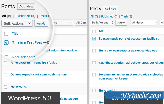 WordPress 5.3 中的新增功能说明