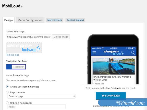 5个插件帮助您把WordPress网站转为APP 5个插件帮助您把WordPress网站转为APP