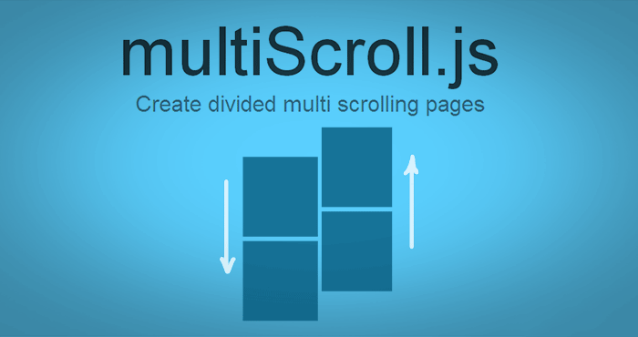 [代码样式]multiscroll.js – jQuery左右垂直反向滚动插件
