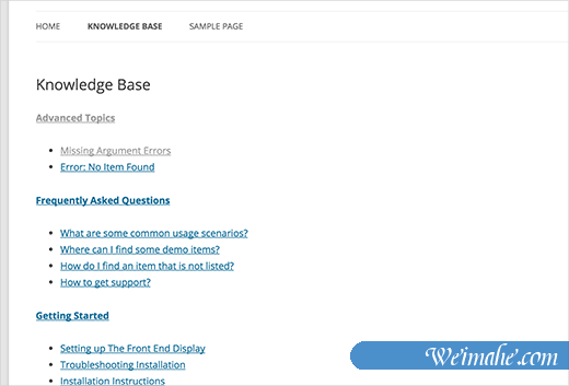 如何使用WordPress创建Wiki知识库 如何使用WordPress创建Wiki知识库