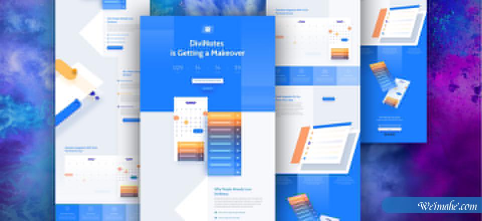 Divi主题布局:APP应用启动页 Divi主题布局:APP应用启动页