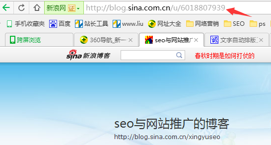 [网站优化]如何利用新浪博客发外链和引流？[网站SEO]