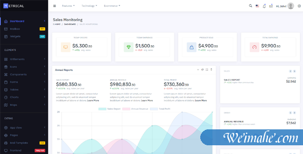 多用途管理后台系统bootstrap前端模板