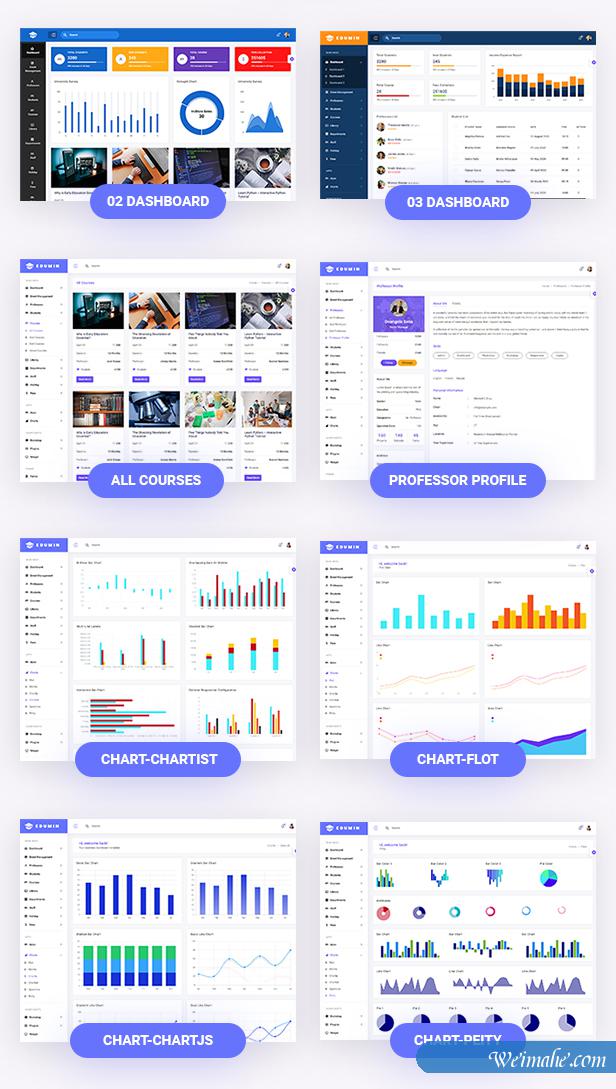 教育行业管理后台系统HTML模板 教育行业管理后台系统HTML模板