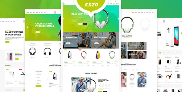 Bootstrap耳机手机电商模板