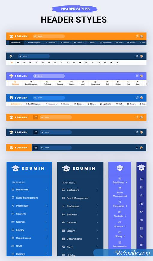 教育行业管理后台系统HTML模板 教育行业管理后台系统HTML模板