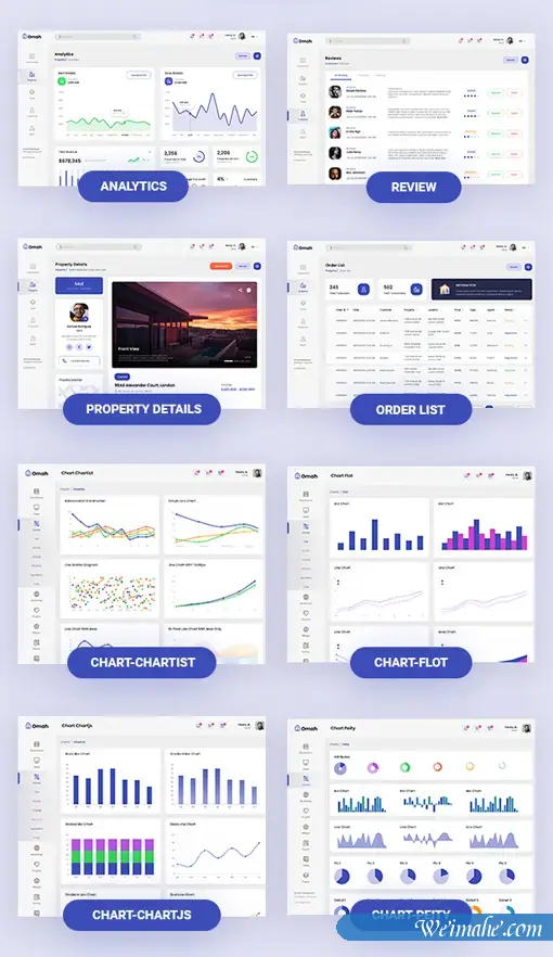 房产中介管理系统后台bootstrap模板