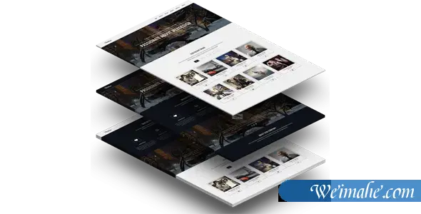 单页面滚动Html5网页模板