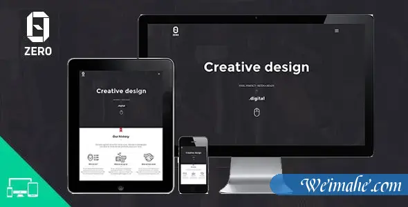 bootstrap3.2创建的数码机构网页模板