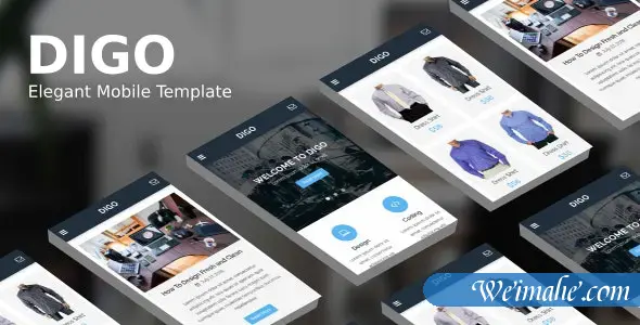 优雅的手机移动端HTML模板