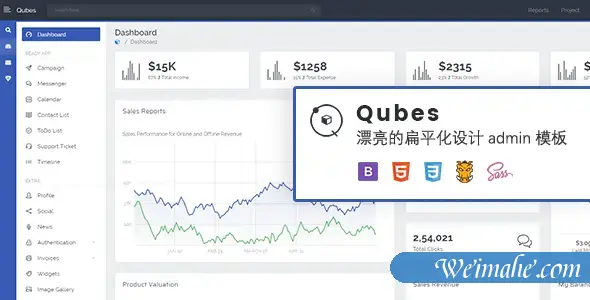 漂亮的扁平化设计admin模板响应式 漂亮的扁平化设计admin模板响应式