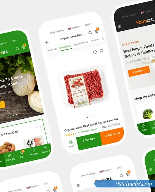 大型生鲜水果购物超市bootstrap模板