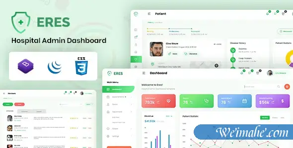 医院后台管理系统软件前端模板