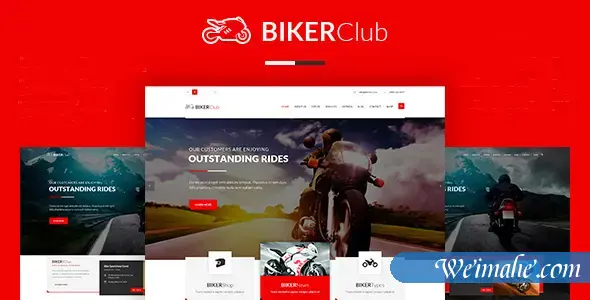 Bootstrap摩托车电商模板 Bootstrap摩托车电商模板