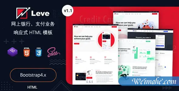 响应式金融业务企业Bootstrap4模板 响应式金融业务企业Bootstrap4模板