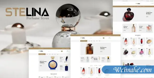 漂亮的香水商店网页bootstrap模板