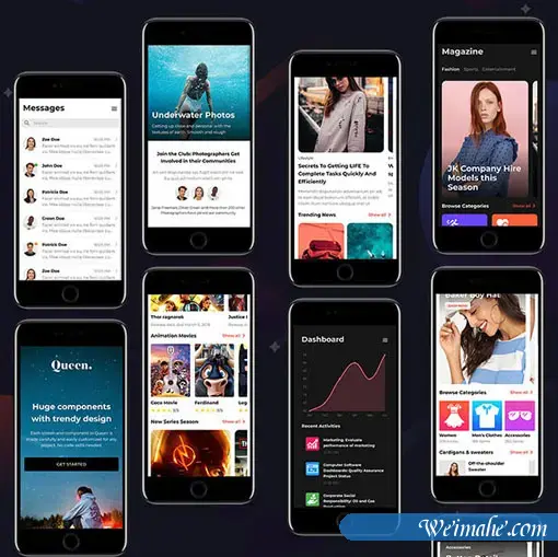 Framework7 V3手机端App项目模板
