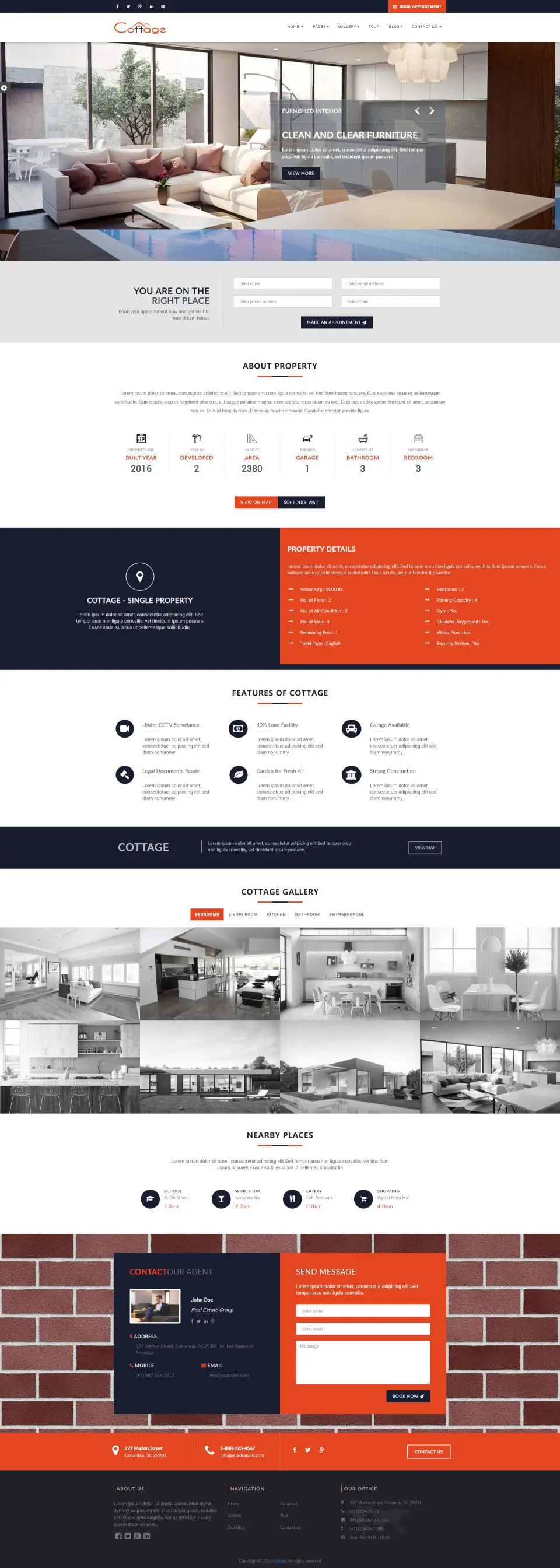 Bootstrap房屋中介模板-BTSP4071