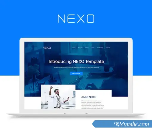 单页企业网站Bootstrap模板 单页企业网站Bootstrap模板