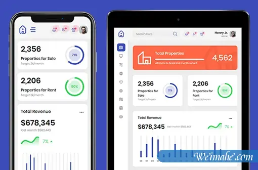 房产中介管理系统后台bootstrap模板