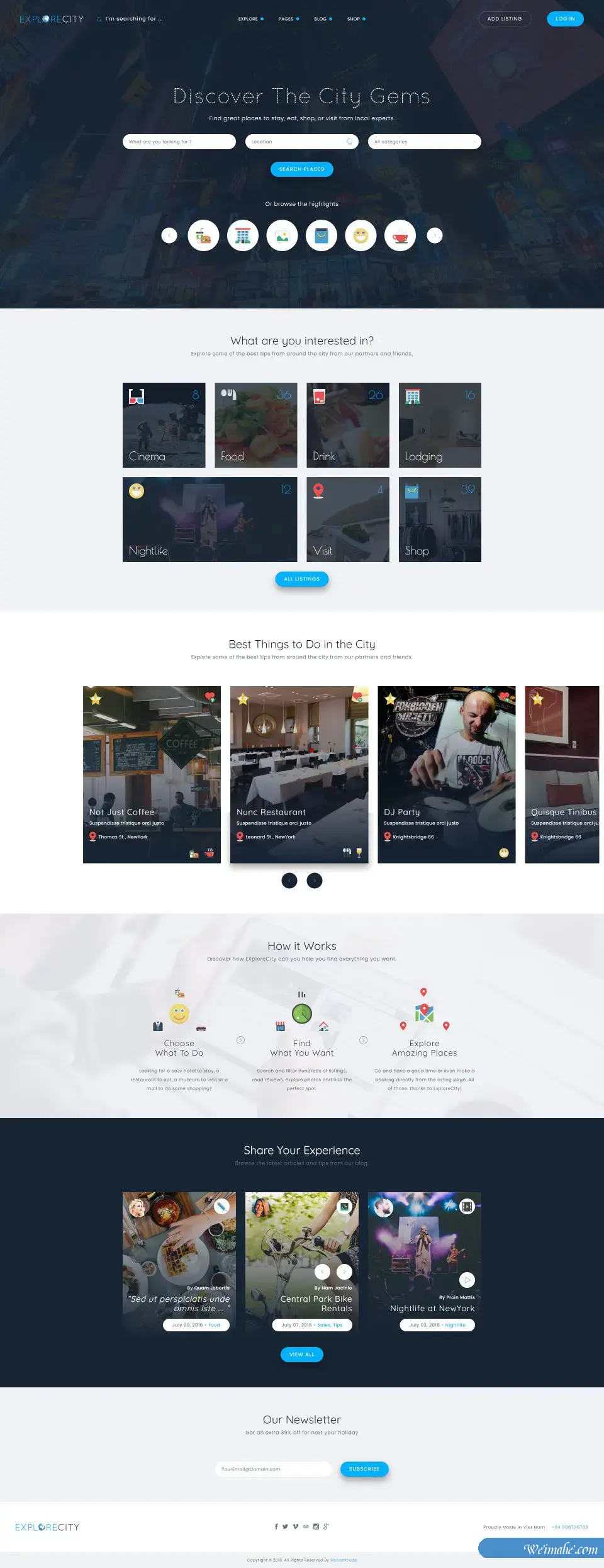Bootstrap分类信息网站模板-BTSP4095
