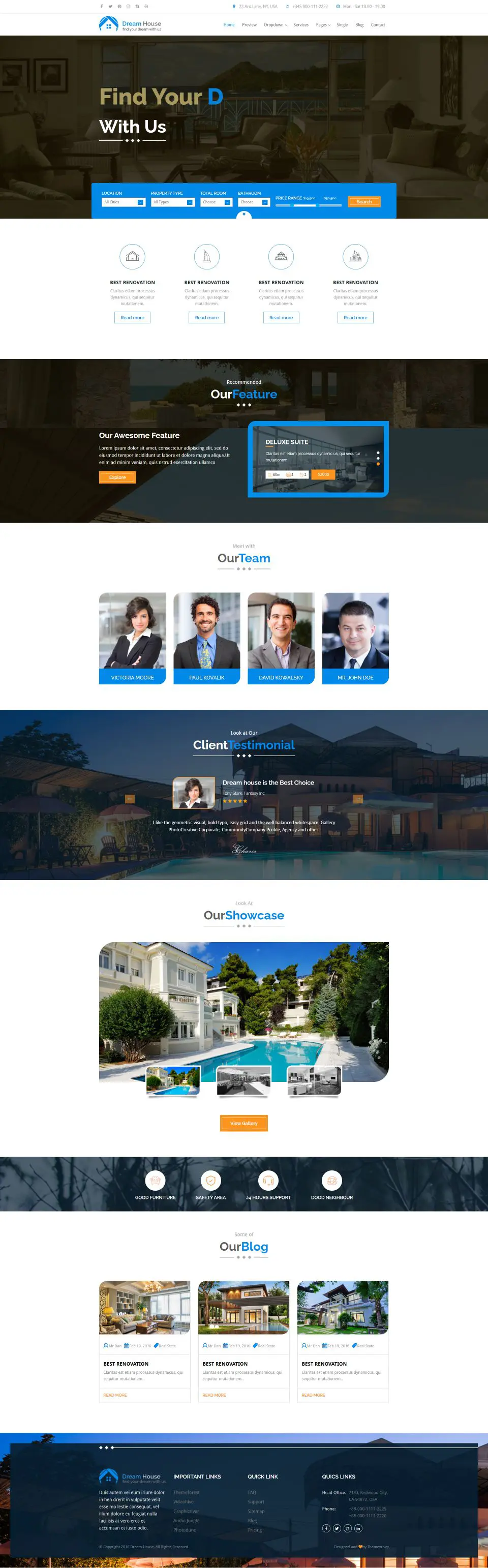 BootStrap房产网HTML模板-BTSP4047