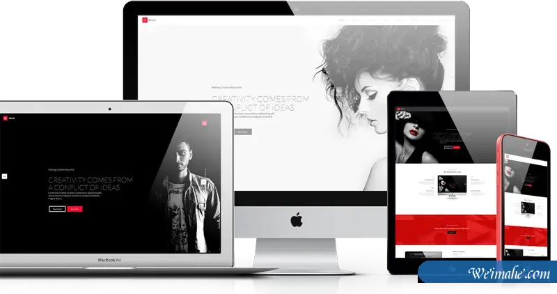 Bootstrap手机端单页视差模板 Bootstrap手机端单页视差模板