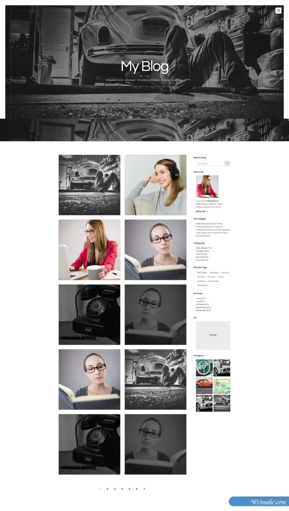 响应个人简历网站Html模板-BTSP4039