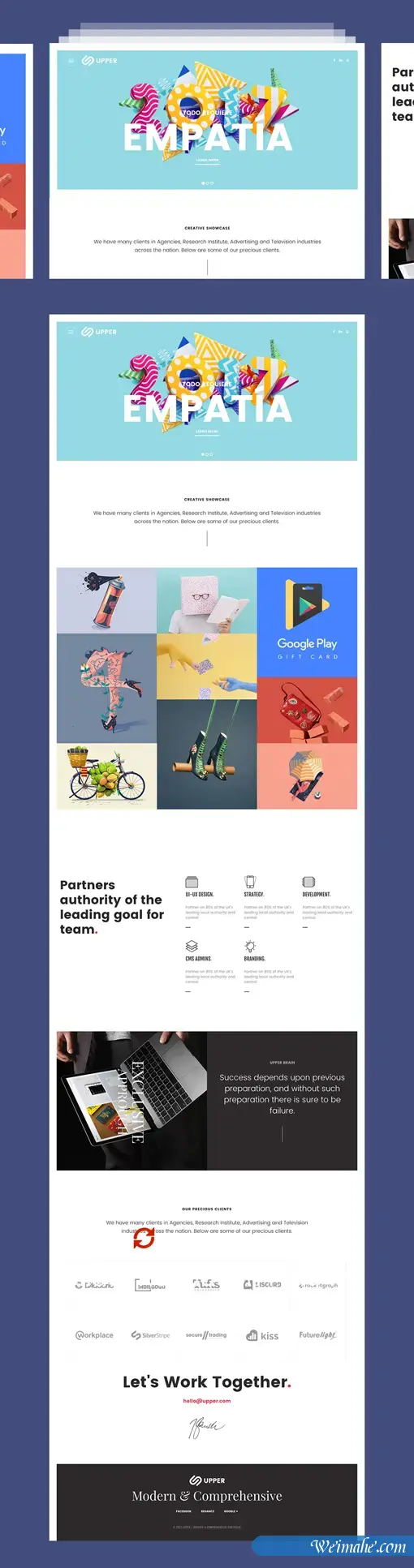 创意数字作品集网站bootstrap3模板 创意数字作品集网站bootstrap3模板