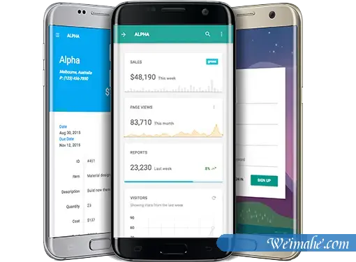 MaterialDesign材料设计后台模板 MaterialDesign材料设计后台模板