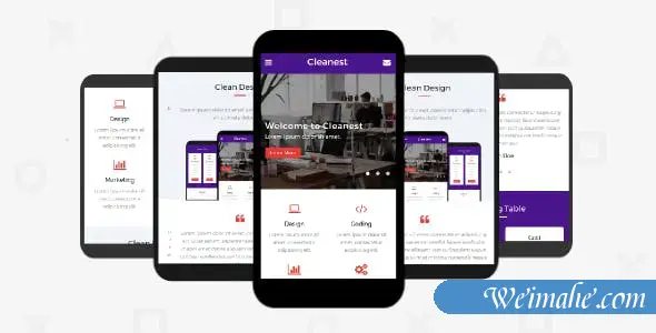 移动端网页HTML5前端页面框架
