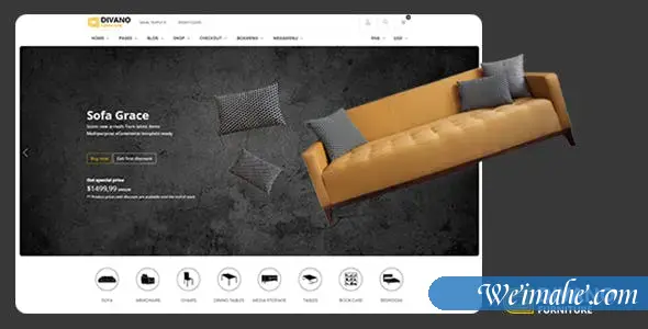 家具电商购物企业官网网页-Divano