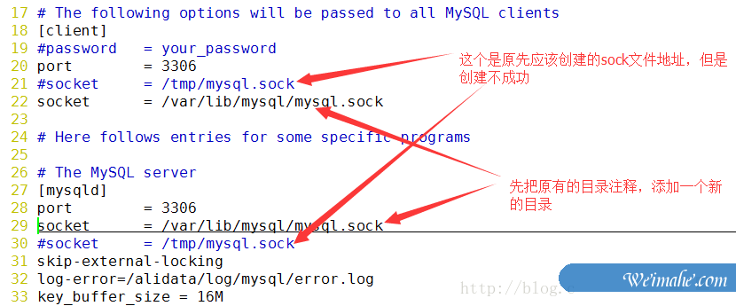解决宝塔环境下友点CMS出现“Can 't connect to local MySQL server through socket '/var/lib/mysql/mysql.sock '(2)”的问题