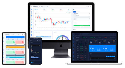 区块链数字货币管理系统网页模板