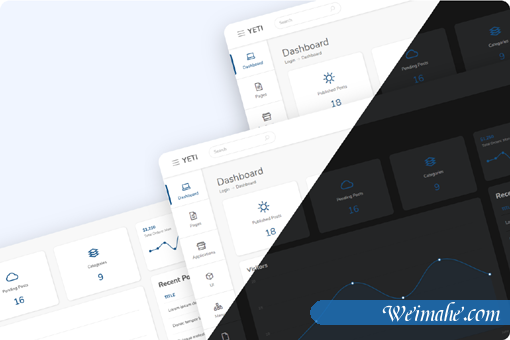 TailwindCSS样式后台管理模板源码 TailwindCSS样式后台管理模板源码