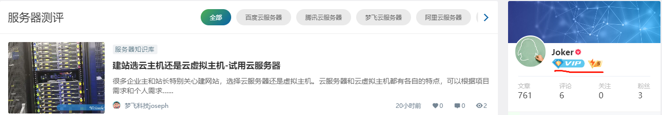 B2主题DIY-将用户与会员等级文字修改为图标显示