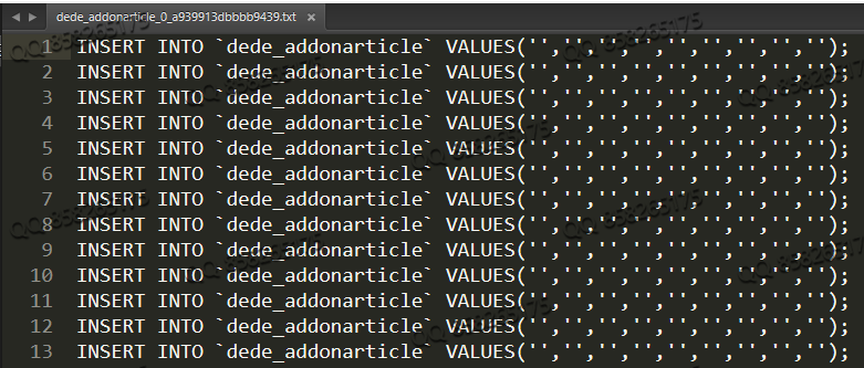 织梦dede在PHP7后台数据备份文件没有值空白 织梦dede在PHP7后台数据备份文件没有值空白