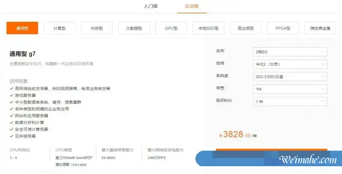 阿里云入门级和企业级的区别?阿里云服务器入门级和企业级性能对比