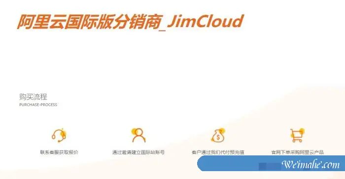 JimCloud：阿里云国际版官方分销商，无需注册，即可购买海外服务器