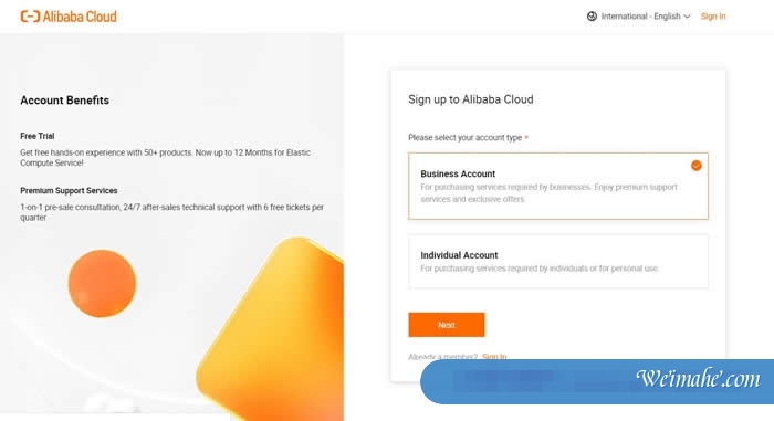 阿里云国际站账号：免实名/免备案购买阿里云服务器，可代充支持USDT/支付宝等