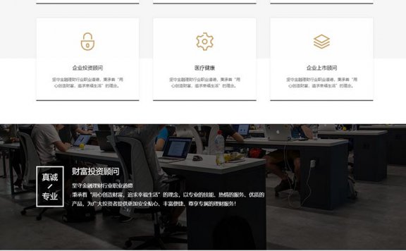 [织梦模板]响应式金融投资理财类网站模板(自适应手机端)