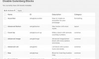 WordPress插件 – 古腾堡编辑器辅助插件：Disable Gutenberg Blocks