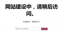 WordPress插件 - 网站设置建设中页面插件：Landing Page