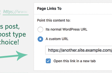 WordPress插件 - 页面任意链接插件:Page Links To