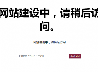 WordPress插件 - 网站设置建设中页面插件：Landing Page