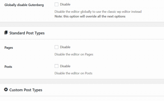 WordPress插件 - 古腾堡编辑器功能辅助插件:Gutenberg Manager