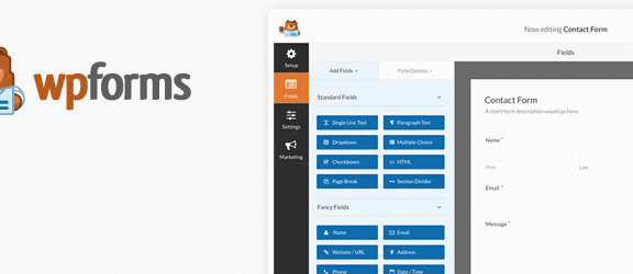 WordPress插件 - 联系表单插件:WPForms